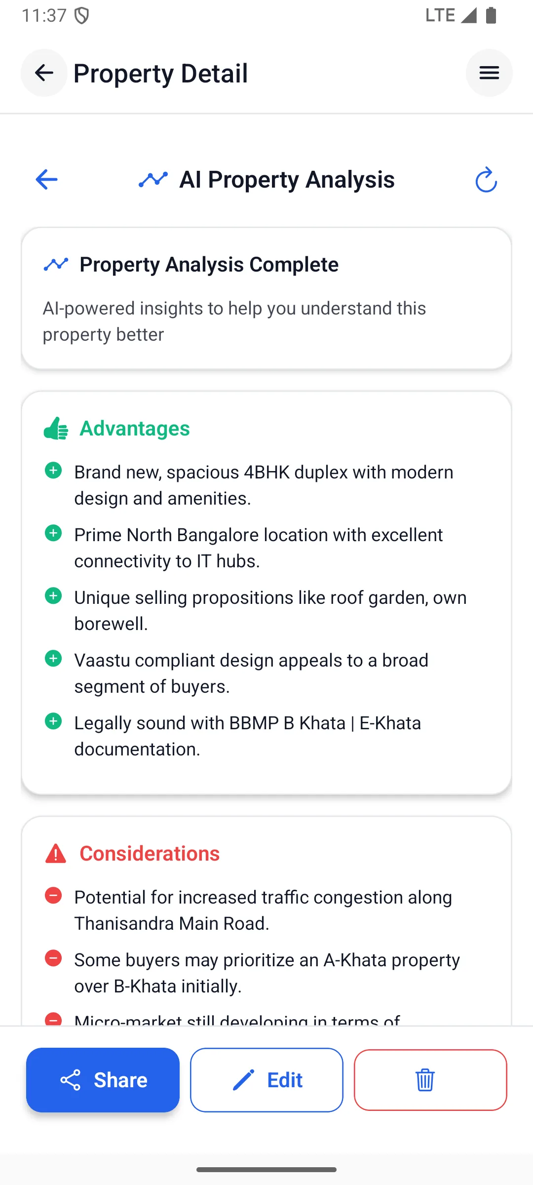 AI property analysis and pitch generator